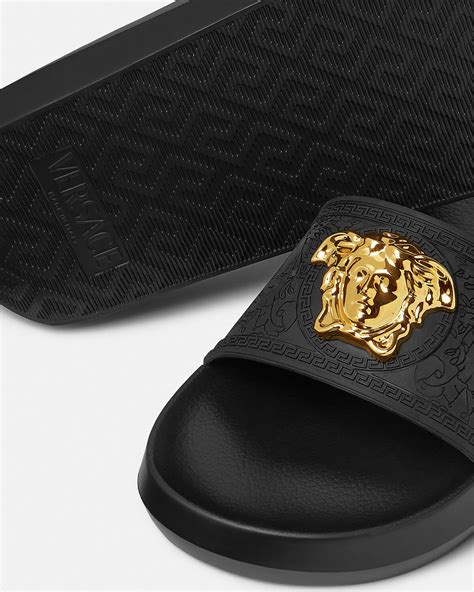 versace dsu5876|Versace Palazzo Slides Black Men's .